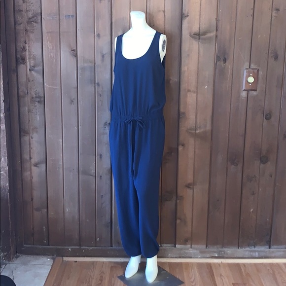 navy blue one piece jumpsuit
